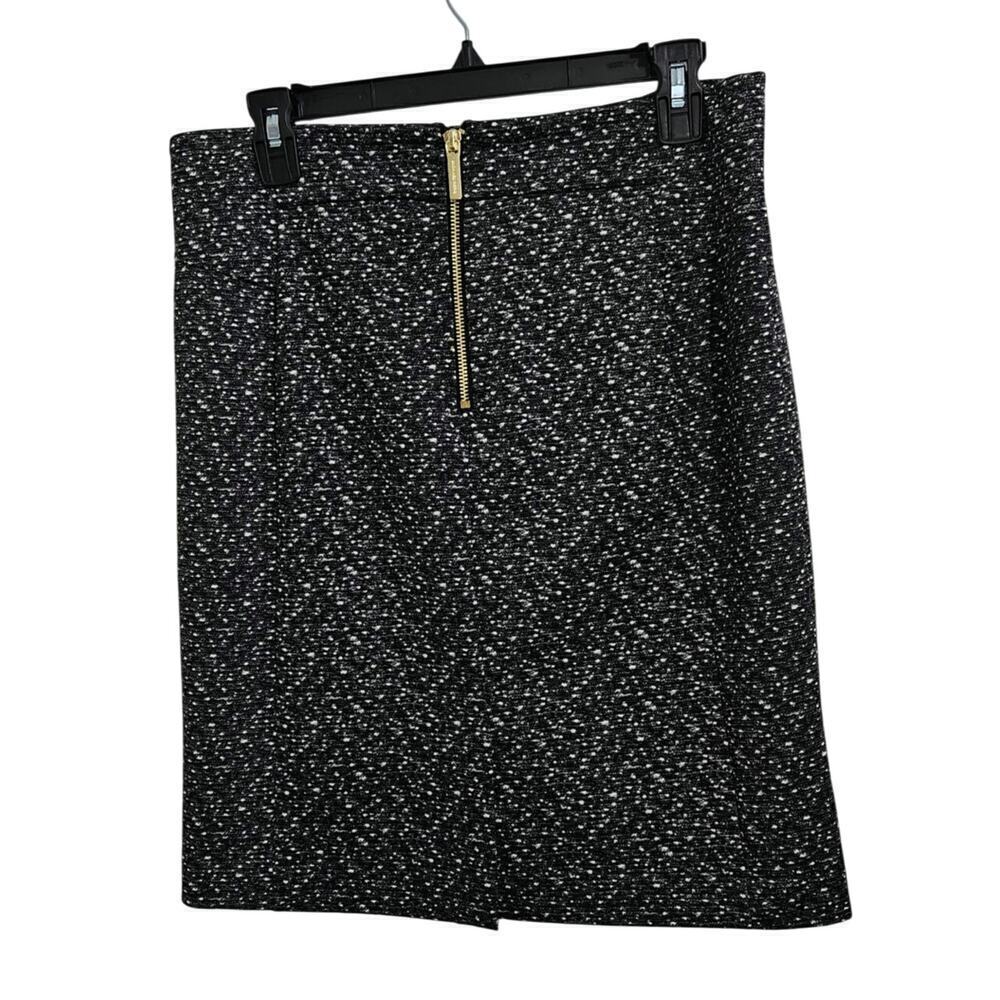 Michael Kors Speckled Stretch Pencil High Waist A-Line Career Skirt. Size Medium - Picture 4 of 8